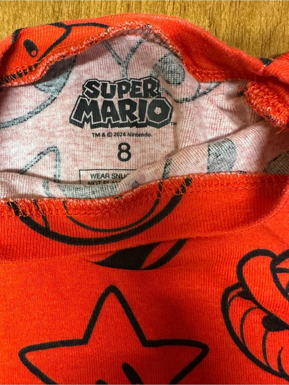 Nintendo Super Mario Shirt - Red & Gray 3 sets